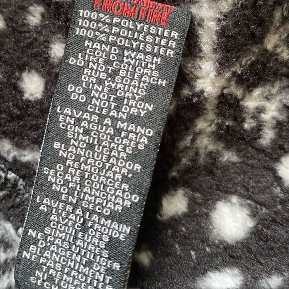 Bebe Robe Black White Women’s Size Medium No Belt - Picture 11 of 11